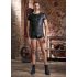 NEK - T-shirt homme à manches courtes effet mat (noir) - M