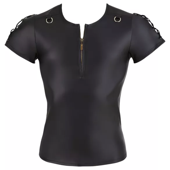 NEK - Haut homme manches courtes, effet mat (noir) - M