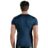 NEK - haut homme résille lacets noirs - bleu - L