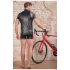 NEK - haut homme zippé - insert rouge - noir - XL