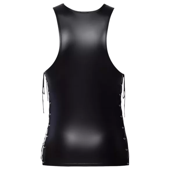 Svenjoyment - Haut homme mat à lacets latéraux (noir)