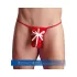 String tanga rouge de Noël pour homme (taille S-L)