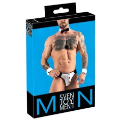   Svenjoyment - string homme serveur - ensemble costume - noir blanc - M