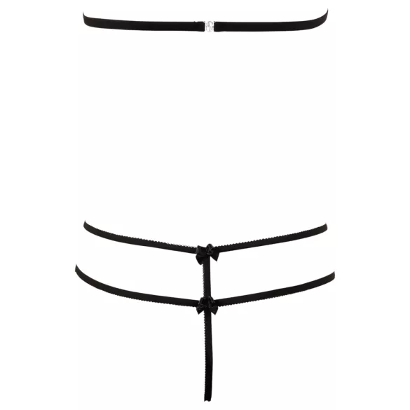 Cottelli - Ensemble lingerie ouvert - dentelle noire