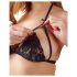Cottelli - Ensemble dentelle ouvert (noir) - M