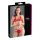 Ensemble soutien-gorge ouvert en dentelle rouge