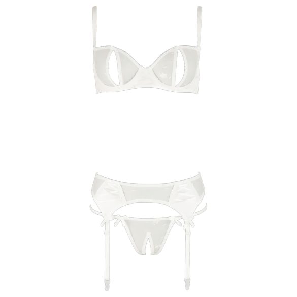 Abierta Fina - Soutien-gorge trio - dentelle transparente - 80B/M