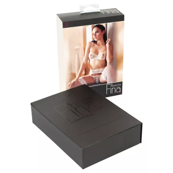 Abierta Fina - Soutien-gorge trio - dentelle transparente - 80B/M