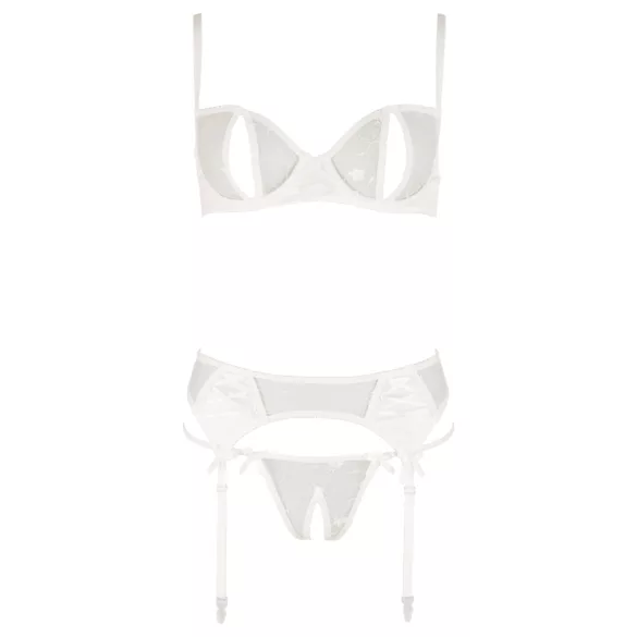 Abierta Fina - Soutien-gorge trio - dentelle transparente - 80B/M