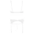 Abierta Fina - Soutien-gorge trio - dentelle transparente - 80B/M