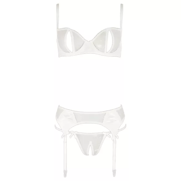 Abierta Fina - Soutien-gorge trio - dentelle transparente - 85B/L