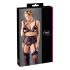 Trio dentelle grande taille - Noir