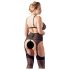 Trio dentelle grande taille - Noir