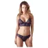 Cottelli - Ensemble soutien-gorge dentelle fleurs - violet - M