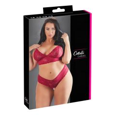   Cottelli Plus Size - ensemble soutien-gorge dentelle douce - grande taille - 3XL