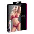 Cottelli - Ensemble de lingerie coquine en dentelle rouge