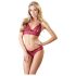 Cottelli - Ensemble de lingerie coquine en dentelle rouge