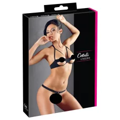   Cottelli - Ensemble soutien-gorge anneaux métal - noir - 80B/M