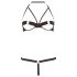 Cottelli - Ensemble soutien-gorge à anneaux métal (noir) - 85B/L