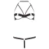 Cottelli - Ensemble soutien-gorge anneaux métal - noir - 85B/L