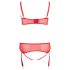 Cottelli Grande Taille - Duo de Lingerie Modulable (Rouge) - 90D/XL