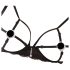 Abierta Fina - Ensemble soutien-gorge dentelle scintillante (noir) - XL