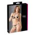 Cottelli - ensemble soutien-gorge brodé scintillant (noir) - M