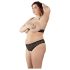 Cottelli Grande Taille - ensemble soutien-gorge perlé (noir)