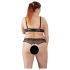 Cottelli Grande Taille - ensemble soutien-gorge perlé (noir)