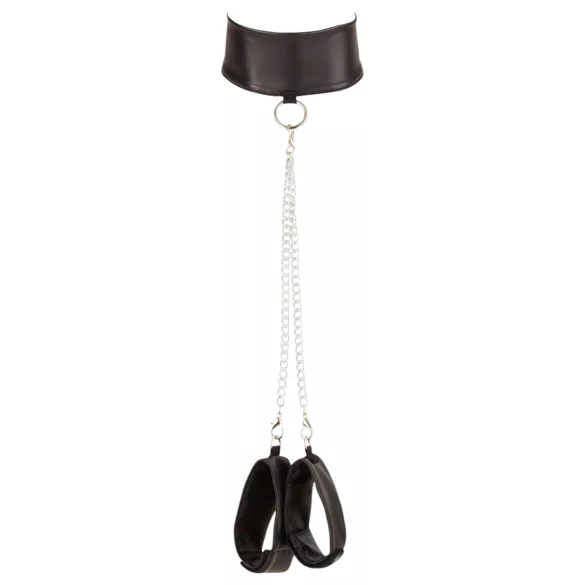 Cottelli Bondage - ensemble lingerie brillant dentelle 4 pièces - L