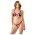 Cottelli - Ensemble soutien-gorge ouvert à anneau métal (rouge) - M/L