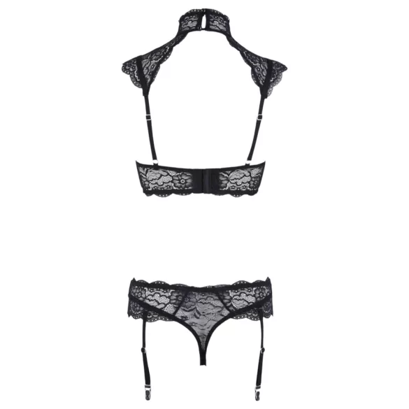 Cottelli - ensemble soutien-gorge dentelle col (noir) - 85B/L