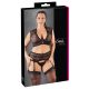 Cottelli Grande Taille - ensemble lingerie strass & dentelle (noir)
