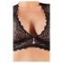 Cottelli Grande Taille - ensemble lingerie strass & dentelle (noir)