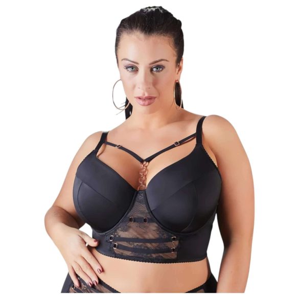 /Cottelli Grande Taille - Soutien-gorge en dentelle à bretelles (noir) - 95E