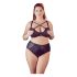/ Cottelli Grande Taille - soutien-gorge croisé et culotte (noir) - 85E/L
