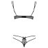 Obsessive Intensa - Ensemble soutien-gorge double bretelles (noir)