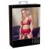 Abierta Fina - Ensemble lingerie chaîne scintillante (rouge)