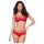 Ensemble dentelle rouge rose Obsessive 860-SET-3 - L/XL