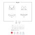 Ensemble soutien-gorge dentelle rosé (rouge) - L/XL
