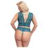 Cottelli Courbes - ensemble de lingerie en dentelle à lacets (bleu) - 2XL