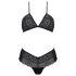Passion Eco Kerria - ensemble bikini en dentelle (noir)