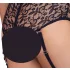 Cottelli Bondage Plus Size - Ensemble soutien-gorge dentelle (noir)