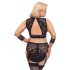 Cottelli Bondage Grand Taille - Ensemble Soutien-gorge Dentelle (noir) - 3XL