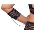 Cottelli Bondage Grand Taille - Ensemble Soutien-gorge Dentelle (noir) - 3XL