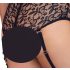 Cottelli Bondage Grand Taille - Ensemble Soutien-gorge Dentelle (noir) - 4XL