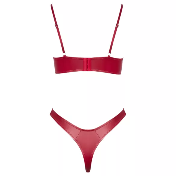 Cottelli Party - ensemble soutien-gorge effet brillant - rouge