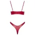 Cottelli Party - ensemble soutien-gorge effet brillant - rouge