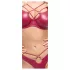 Cottelli Party - ensemble soutien-gorge effet brillant - rouge - 80B/M