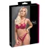 Cottelli Party - ensemble soutien-gorge effet brillant - rouge - 85B/L